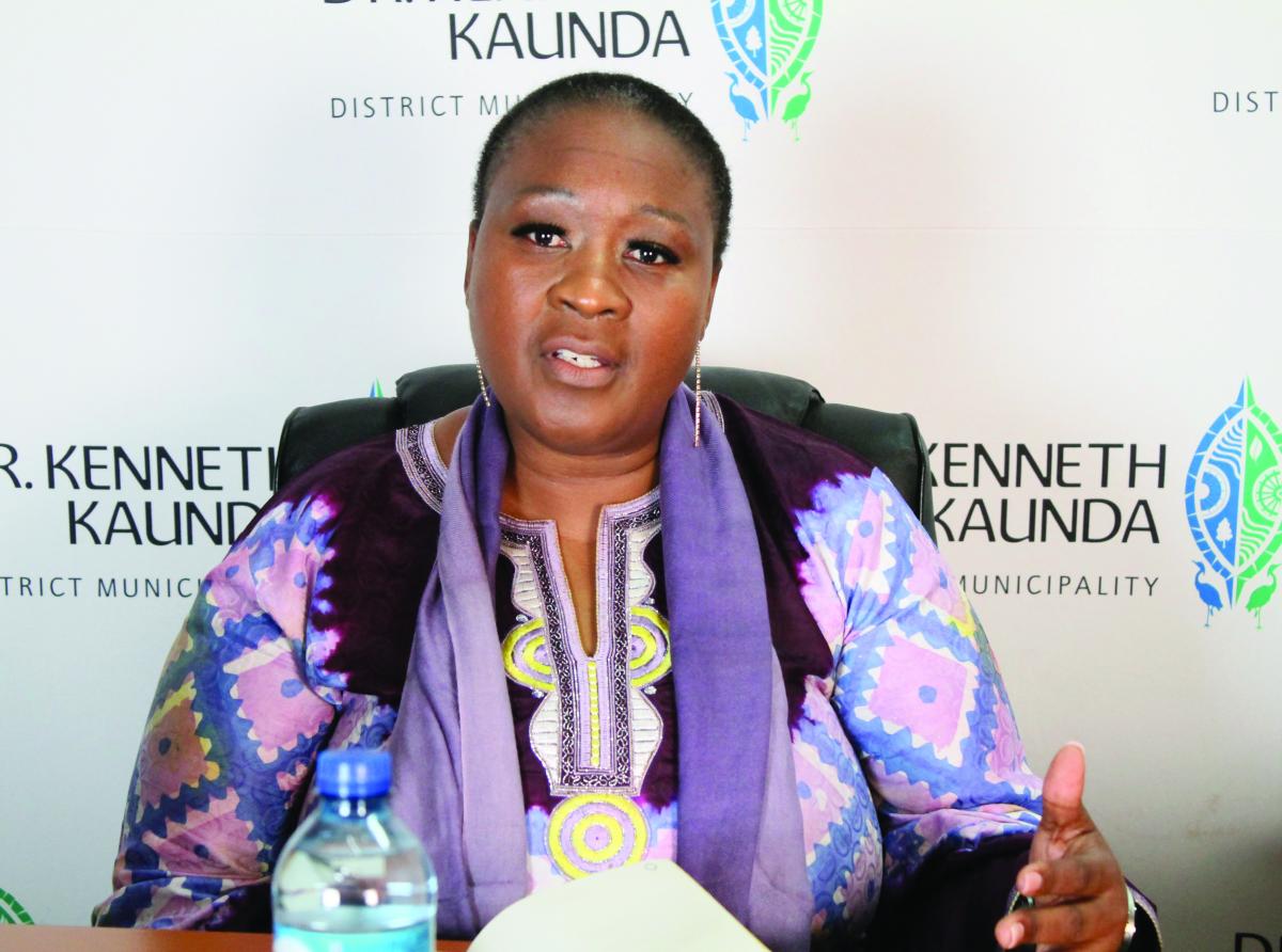 Executive Mayor of Dr Kenneth Kaunda District Municipality, Nikiwe Num. Picture: Baagedi Setlhora